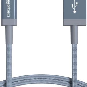 Amazon Basics USB-A 轉 Lightning 充電線、尼龍編織線