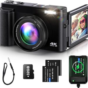 4K 數位相機 適用於攝影 自動對焦